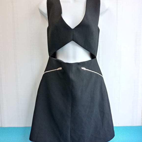 Zara Studio Cut-Off Dress Size S - Picture 6 of 16